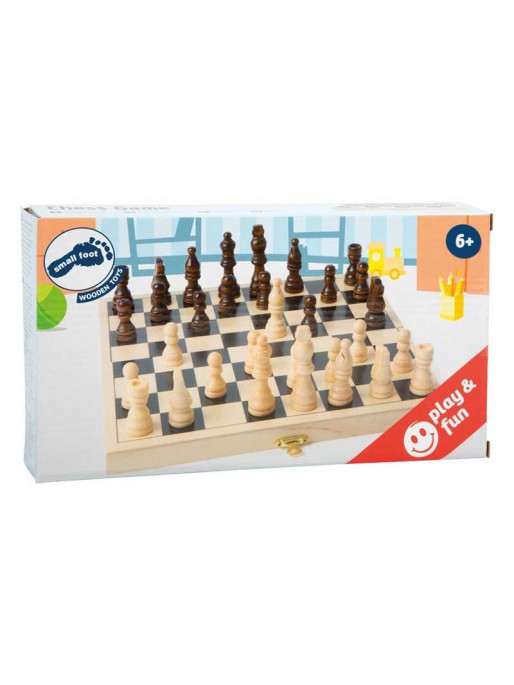 SMALL FOOT Шах 26 х 26 х 2 cm - дървен