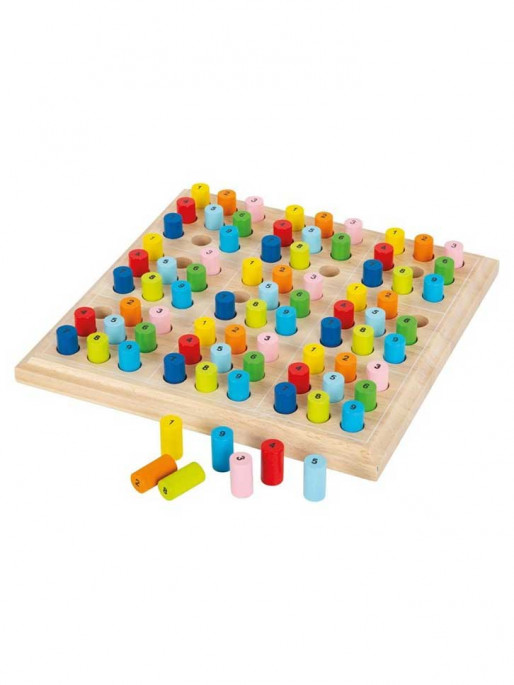 SMALL FOOT Судоку цветно - дървено