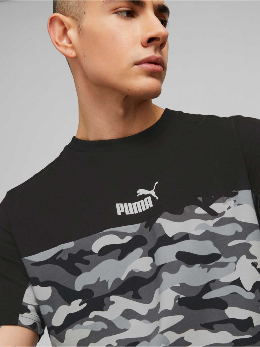 PUMA Κοντομάνικη Μπλούζα ESS BLOCK CAMO
