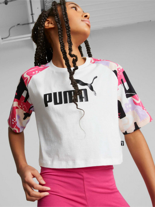 PUMA Tricou Ess+ Street Art Raglan Aop