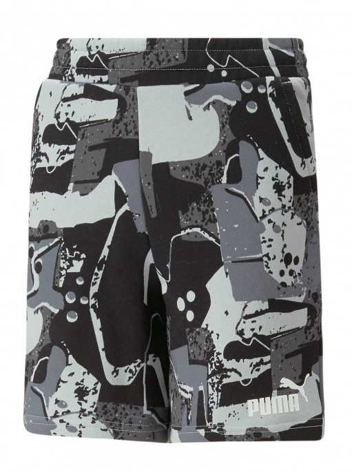PUMA ESS+ STREET ART AOP B Shorts