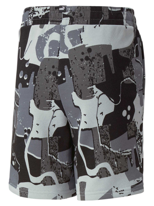PUMA ESS+ STREET ART AOP B Shorts