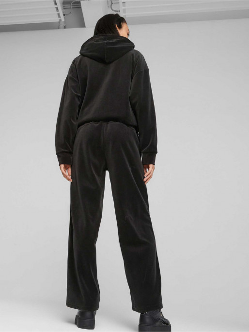 PUMA Pantaloni sport Ess Elevated Velour Straight