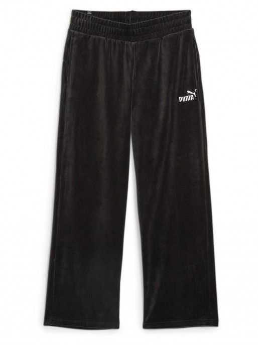 PUMA ESS ELEVATED Velour Straight Pants