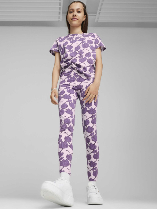 PUMA Παιδική Κοντομάνικη Μπλούζα ESS+ BLOSSOM AOP G