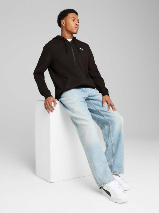 PUMA ESS Small Logo Full-Zip Hoodie TR