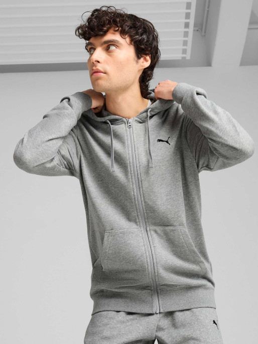PUMA ESS Small Logo Full-Zip Hoodie TR