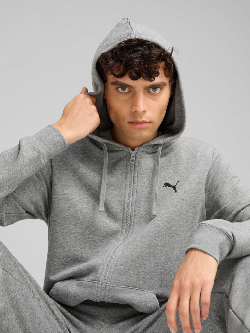 PUMA ESS Small Logo Full-Zip Hoodie TR