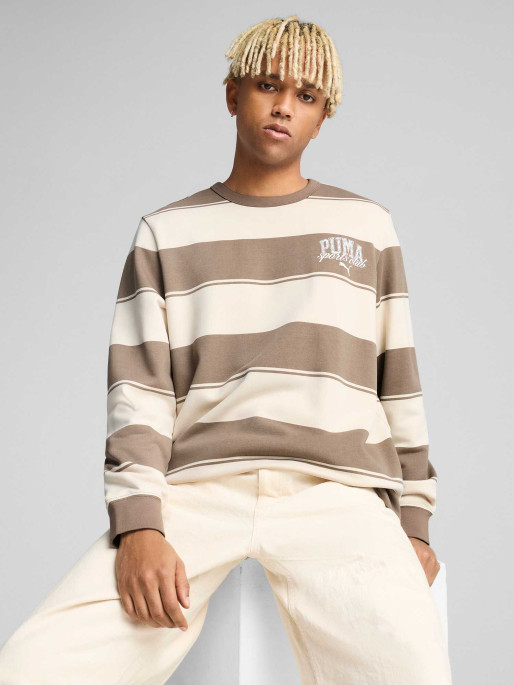 PUMA Блуза SQUAD Striped AOP Crew TR