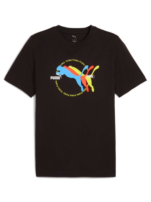 PUMA Κοντομάνικη Μπλούζα GRAPHICS Multiple Logo Tee
