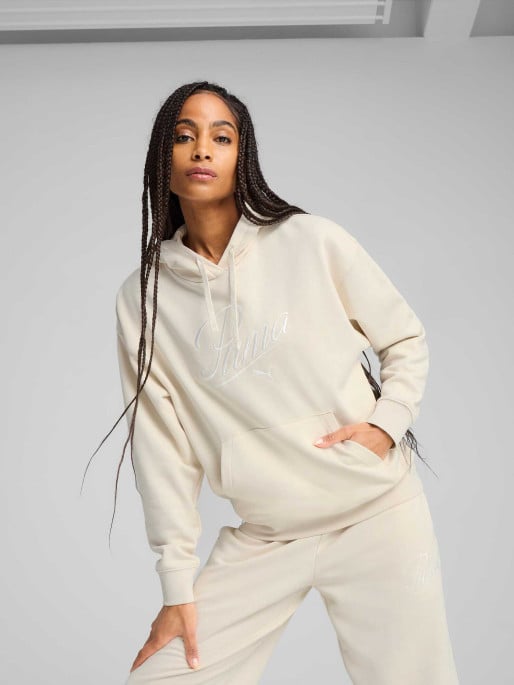 PUMA ESS SCRIPT Hoodie TR