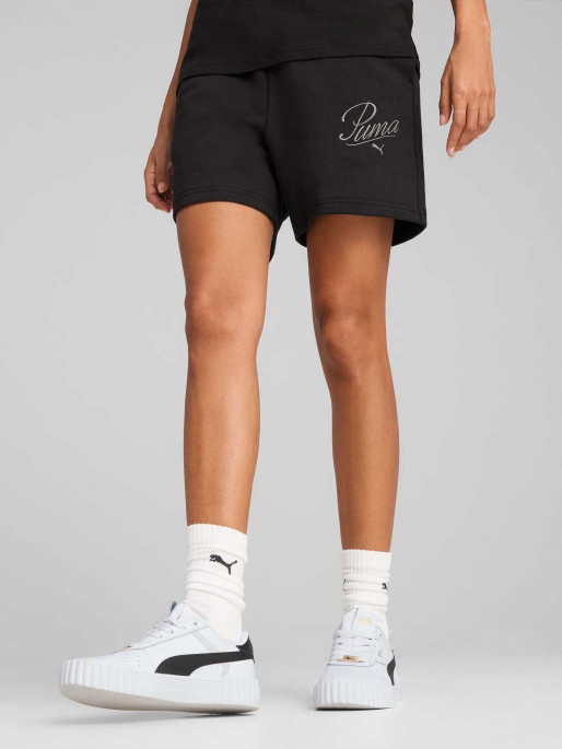PUMA Αθλητικό Σορτς ESS SCRIPT High-Waist Shorts 5