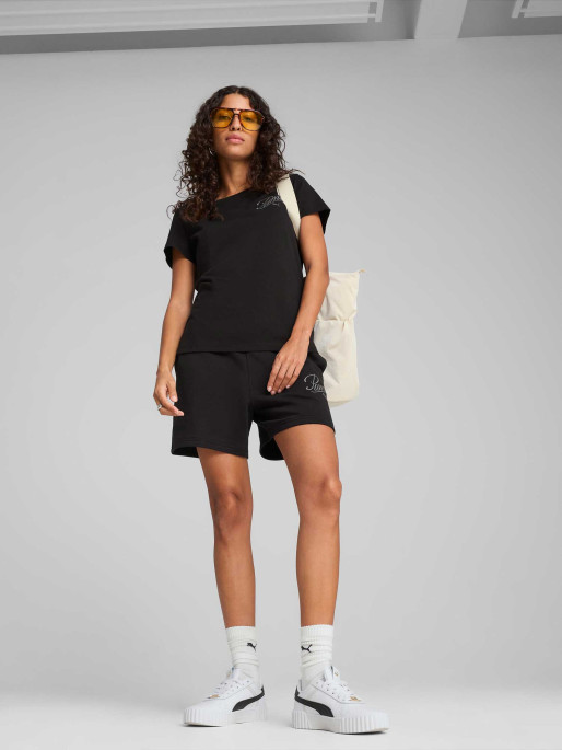 PUMA Αθλητικό Σορτς ESS SCRIPT High-Waist Shorts 5
