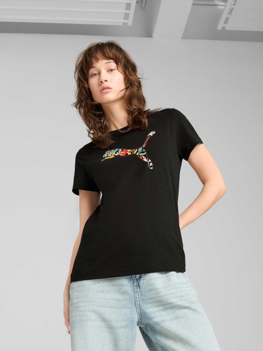 PUMA Κοντομάνικη Μπλούζα GRAPHICS Floral LogoTee