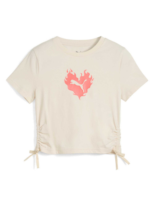 PUMA Tricou Ess Flaming Love Knotted G