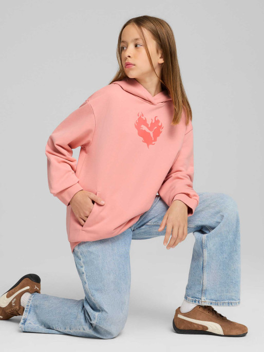 PUMA ESS FLAMING LOVE Hoodie TR G