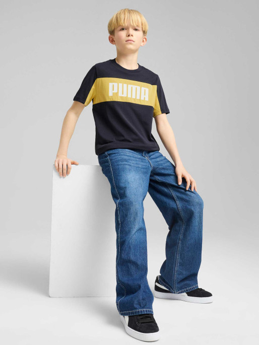 PUMA Παιδική Κοντομάνικη Μπλούζα ESS BLOCK Tee B