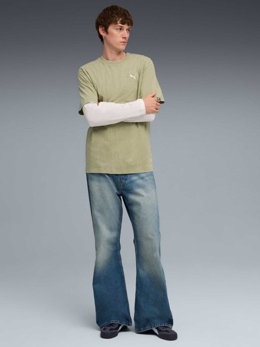 PUMA Тениска ESS ELEVATED Relaxed Wash Tee