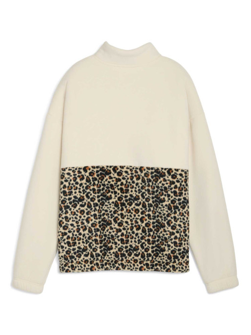 PUMA Μακρυμάνικη Μπλούζα ESS GRAPHIC Animal Relaxed Half-Zip Crew