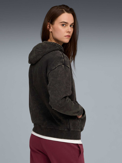 PUMA Суитшърт ESS ELEVATED Relaxed Wash Hoodie FL