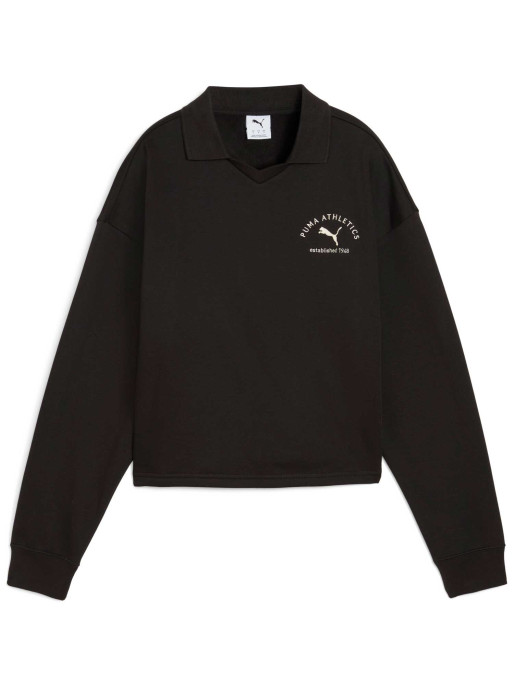 PUMA Sweatshirt PUMA CLASS Comfort Short Polo Crew TR