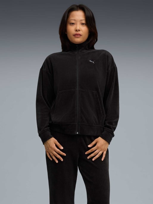 PUMA Velour Rib Relaxed Suit op