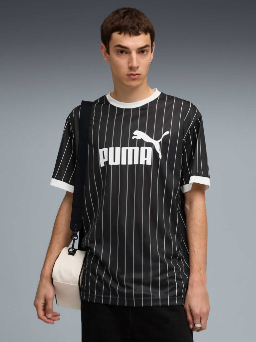 PUMA Κοντομάνικη Μπλούζα ESS Striped Jersey