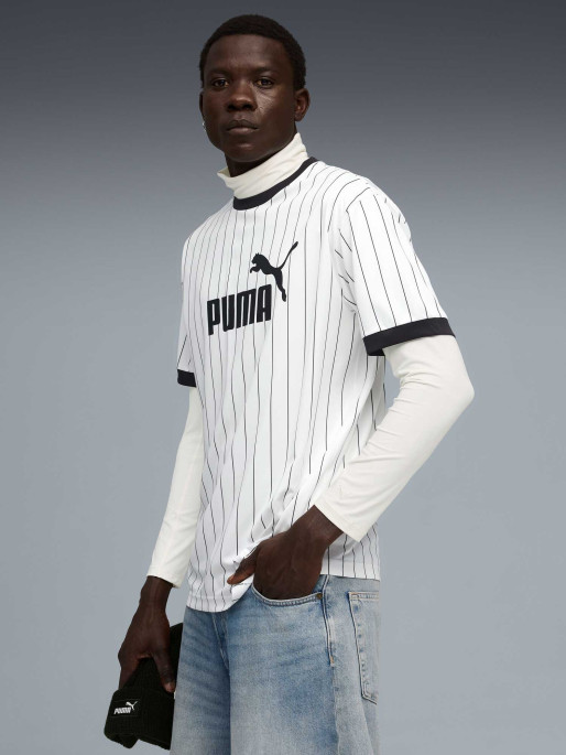 PUMA Κοντομάνικη Μπλούζα ESS Striped Jersey