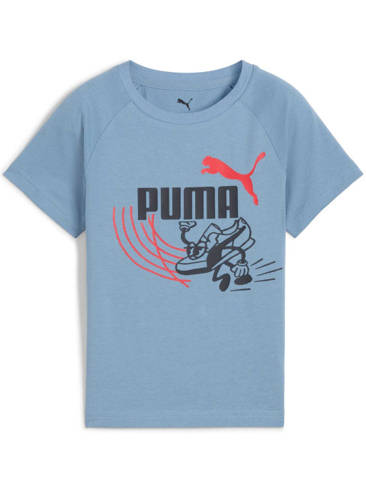 PUMA Παιδική Κοντομάνικη Μπλούζα LITTLE RUNNERS Tee PS