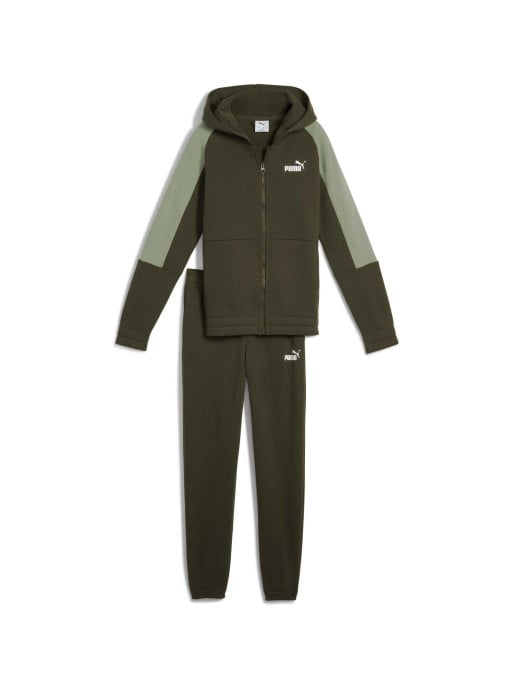 PUMA Trening Ess Block Hooded Full-zip Sweat