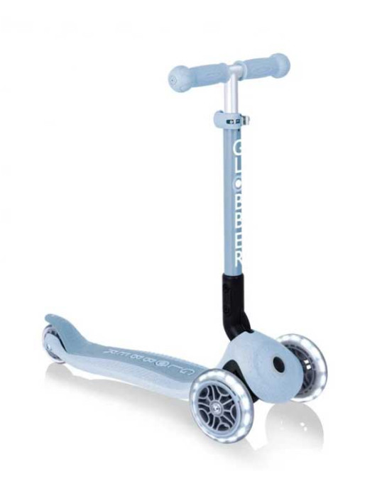 GLOBBER Тротинетка JUNIOR FOLDABLE LIGHTS ECOLOGIC