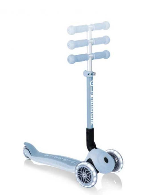 GLOBBER Тротинетка JUNIOR FOLDABLE LIGHTS ECOLOGIC
