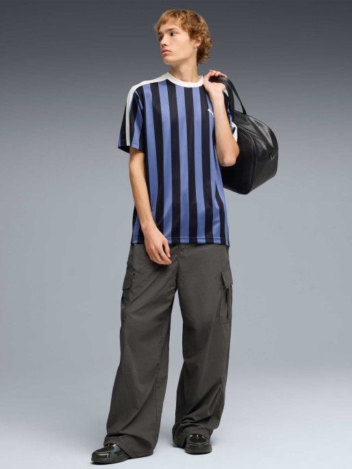 PUMA Тениска ESS Relaxed Striped Football Jersey