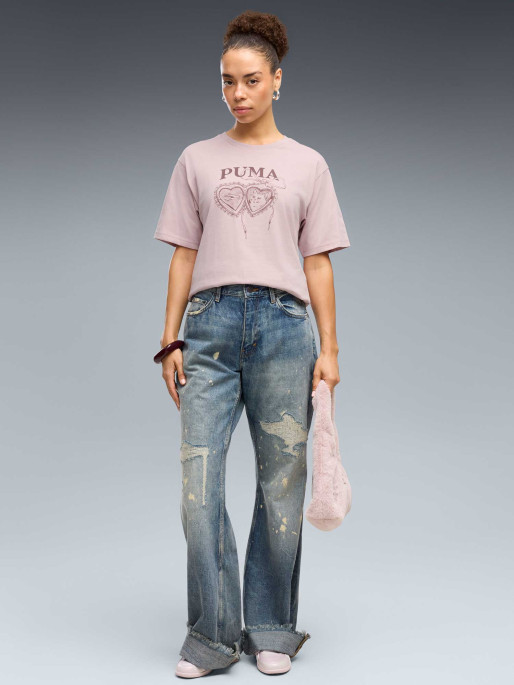 PUMA Тениска GRAPHICS Relaxed Charm Tee