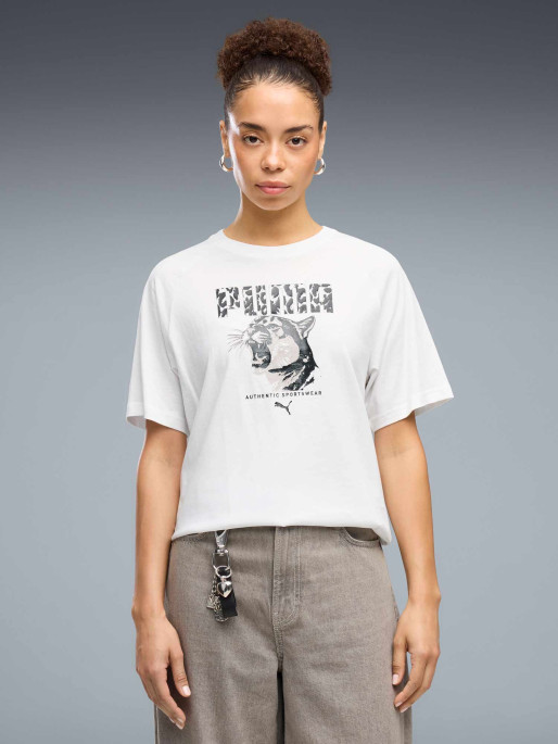 PUMA Тениска GRAPHICS ANIMAL Relaxed Tee