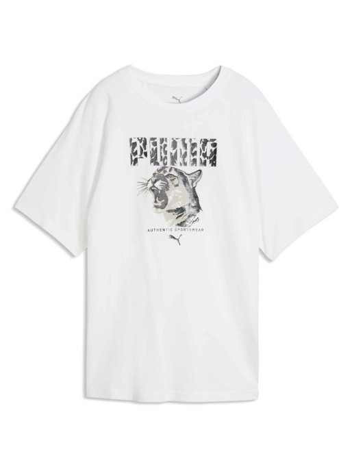 PUMA Тениска GRAPHICS ANIMAL Relaxed Tee