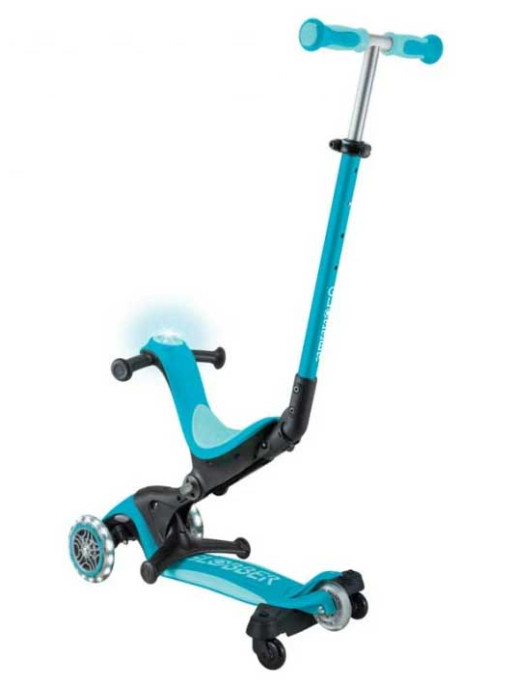 GLOBBER Тротинетка 5 в 1 GO UP DELUXE LIGHTS 360