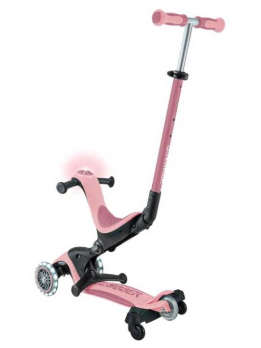 GLOBBER Тротинетка 5 в 1 GO UP DELUXE LIGHTS 360