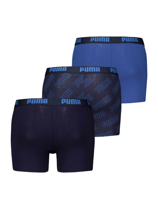 PUMA Бельо MEN BOXER LOGO AOP 3P