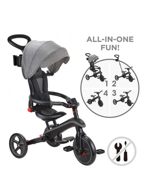 GLOBBER Триколка 4 в 1 EXPLORER TRIKE FOLDABLE