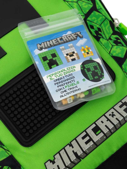 KIDS MOVIE HEROES Rucsac Scolar Minecraft Creepers