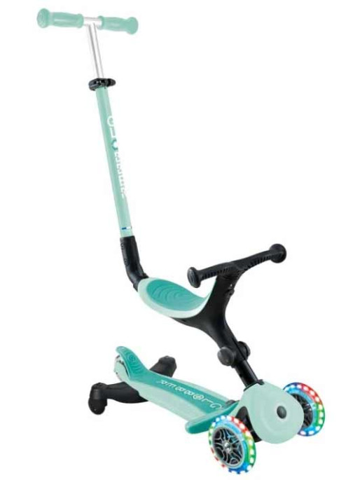 GLOBBER Сгъваема тротинетка GO UP ACTIVE LIGHTS 360°