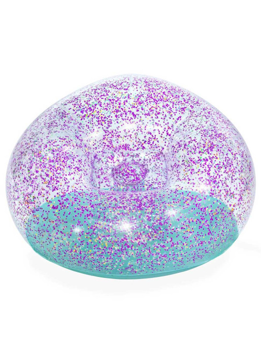 BESTWAY Надуваемо кресло 75115 Glitter Dream - 114х112х66с