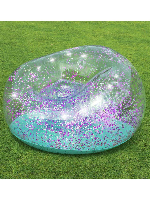BESTWAY Надуваемо кресло 75115 Glitter Dream - 114х112х66с