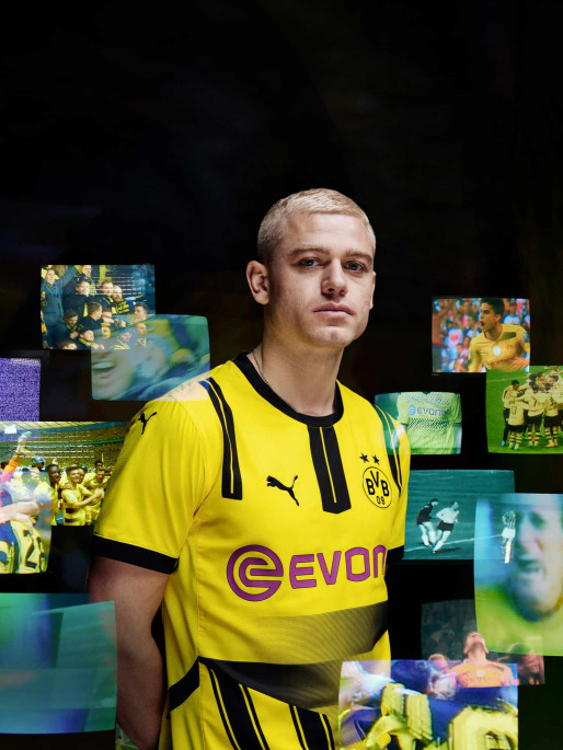 PUMA Κοντομάνικη Μπλούζα BVB Cup Jersey Replica
