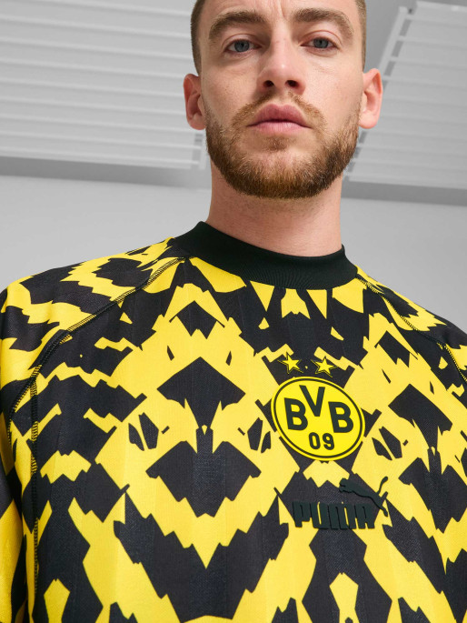 PUMA Κοντομάνικη Μπλούζα BVB ftblStatement Retro Jersey