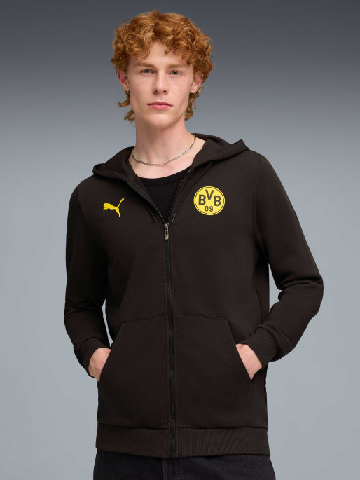 PUMA Αθλητική Ζακέτα BVB FtblCulture Hooded Sweat Jacket