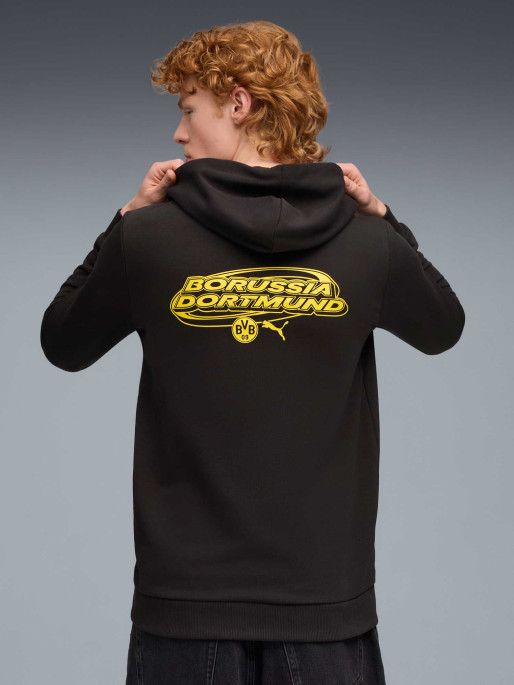 PUMA Αθλητική Ζακέτα BVB FtblCulture Hooded Sweat Jacket