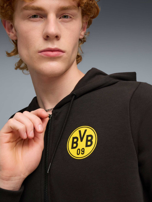 PUMA Αθλητική Ζακέτα BVB FtblCulture Hooded Sweat Jacket