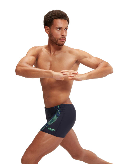 SPEEDO MENS DUO LOGO PRINT AQUASHORT